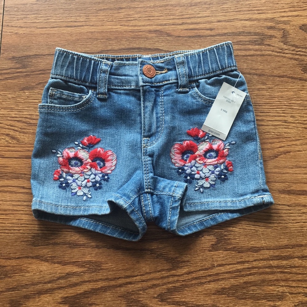 Toddler girl jean shorts